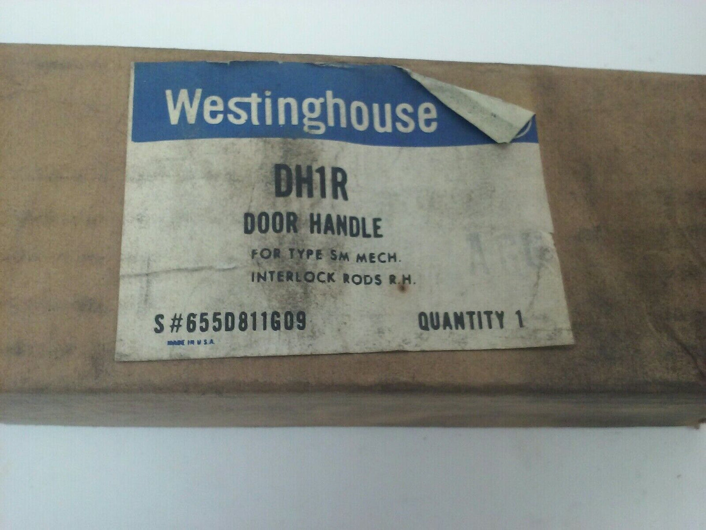 WESTINGHOUSE DH1R DOOR HANDLE FOR TYPE SM MECH. INTERLOCK RODS R.H.