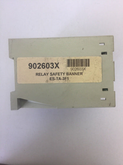 BANNER ES-TA-3F1 SAFETY RELAY 24VDC 450mA