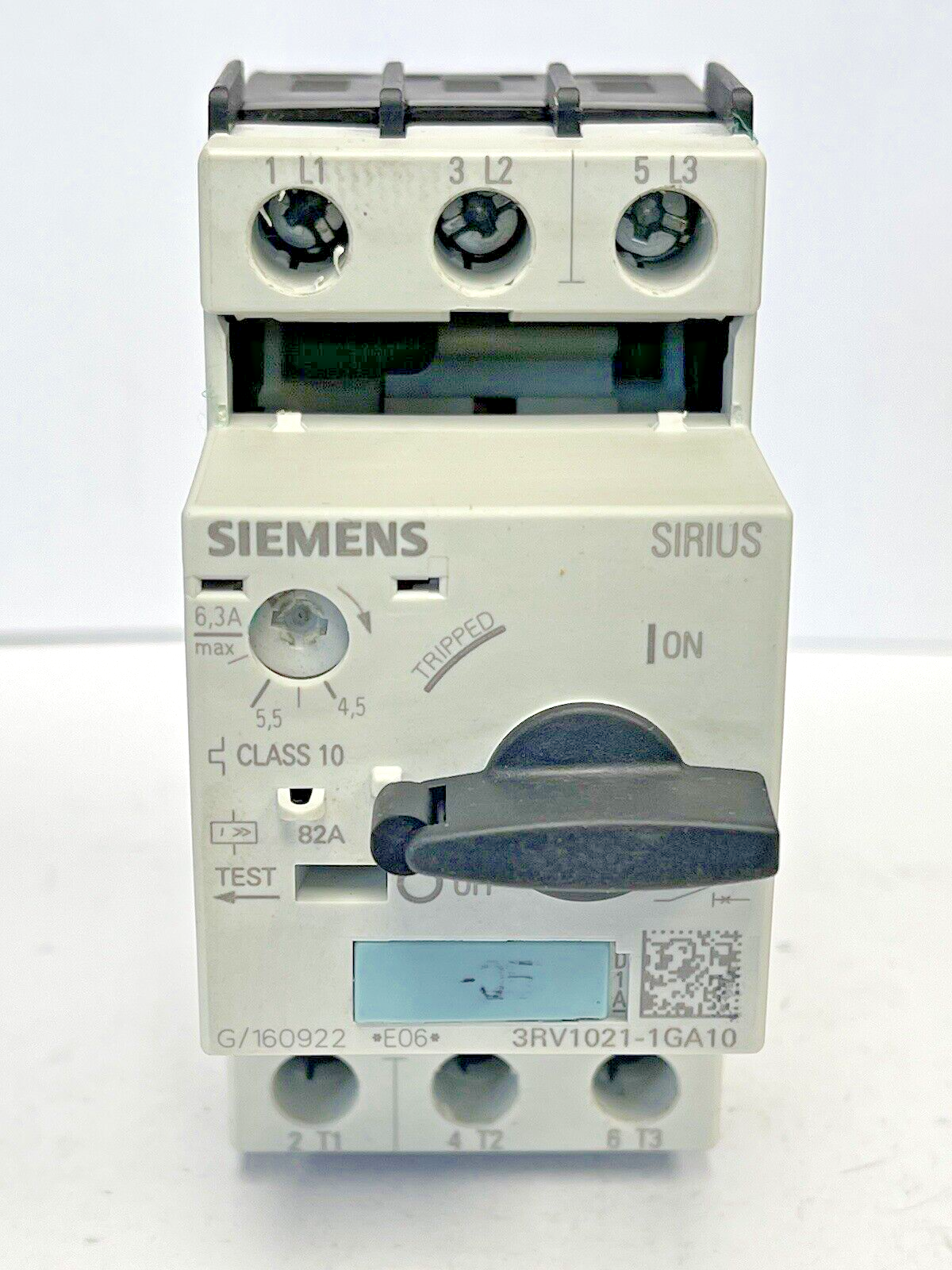 SIEMENS - 3RV1021-1GA10- CIRCUIT BREAKER / MOTOR PROTECTOR