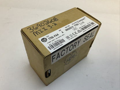 ALLEN BRADLEY 1769-PA4 POWER SUPPLY SER A F/W REV NA DIR/VER 10000392629/02 120/