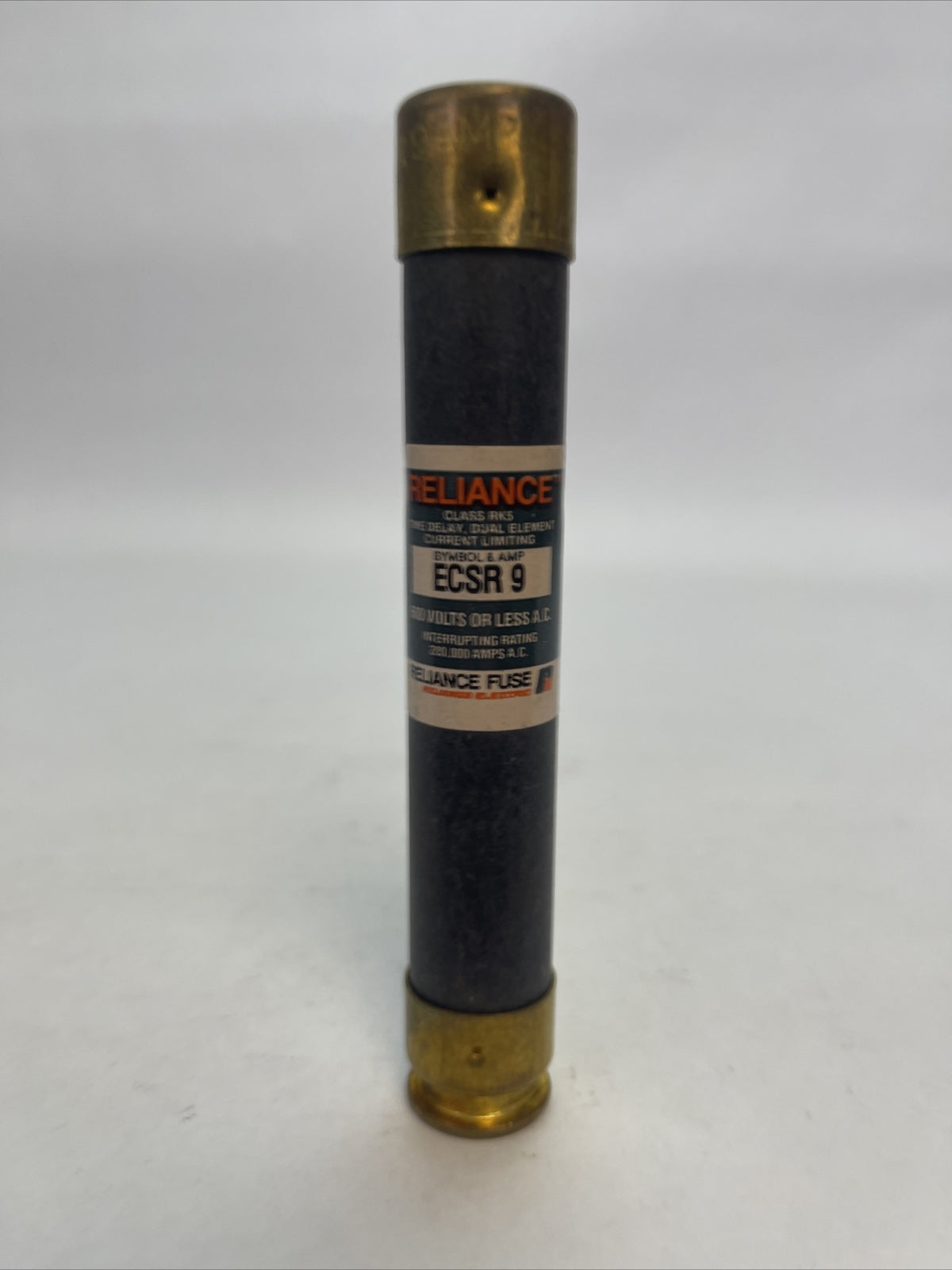 RELIANCE ECSR9 CLASS RK5 TIME DELAY DUAL ELEMENT FUSE 9AMP 600VAC (LOT OF 10)