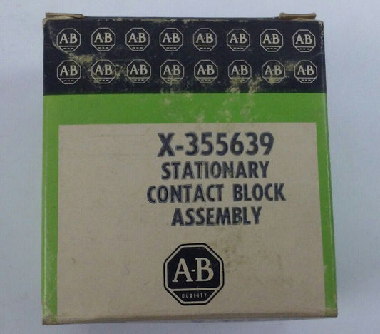 Allen Bradley A-B X-355639 X355639 STATIONARY CONTACT BLOCK ASSEMBLY (NEW)