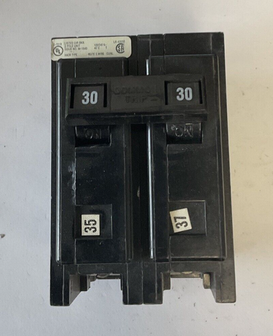 CUTLER HAMMER QBHW2030 CIRCUIT BREAKER 120/240VAC 2POLE