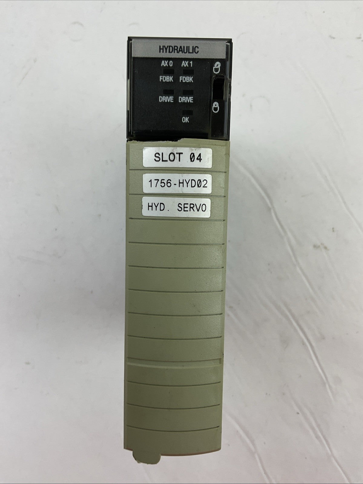 ALLEN BRADLEY 1756-HYD02 SER A F/W REV 18.001 2 AXIS LDT /  ANALOG SEVO MODULE