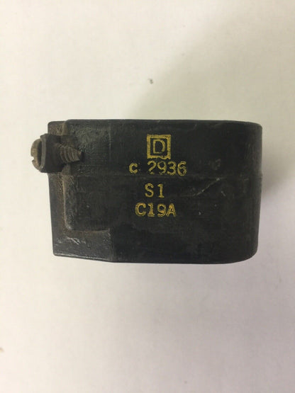 SQUARE D 2936-S1-C19A COIL 24V 60CY