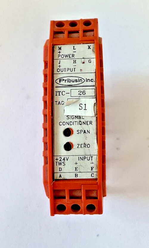 PRIBUSIN ITC-26 ISOLATED SIGNAL CONDITIONER 24VDC 80MA