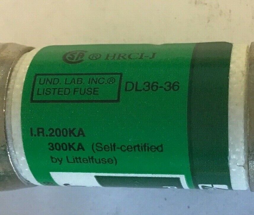 LITTLEFUSE JTD1 POWR-GARD FUSE 1A 600VAC CLASS J TIME DELAY ***LOTOF10***