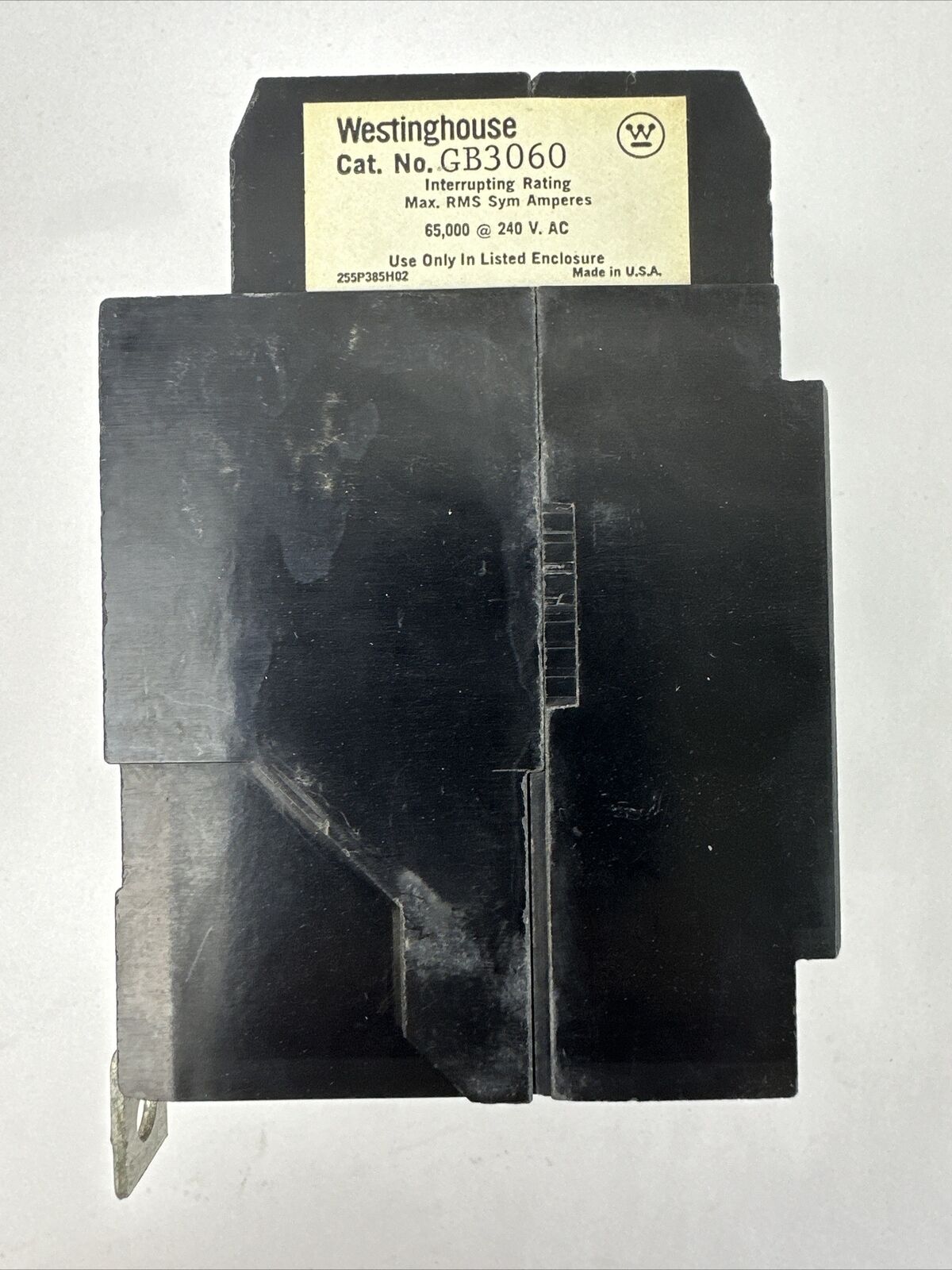 WESTINGHOUSE GB3060 CIRCUIT BREAKER 3POLE 60AMP 240VAC