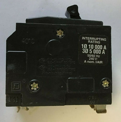 SQUARE D QO220H CIRCUIT BREAKER 20A 240VAC 50/60HZ 2POLE