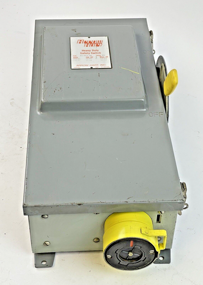 ARROW-HART - AS362 JL - SAFETY SWITCH - 100 A, 600 VAC