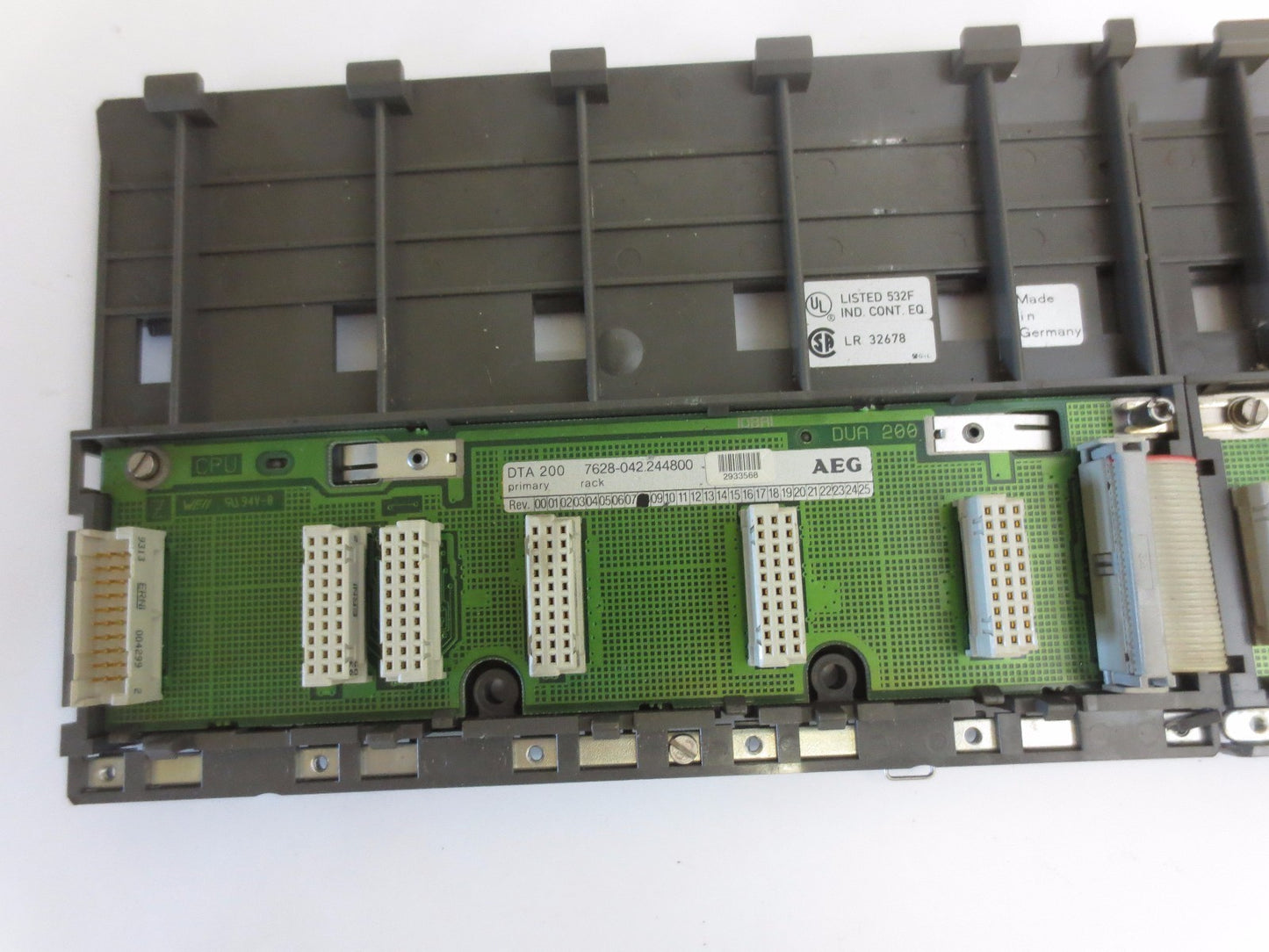 AEG SCHNEIDER MODICON DTA200 PRIMARY RACK & DTA201 SECONDARY SUBRACK