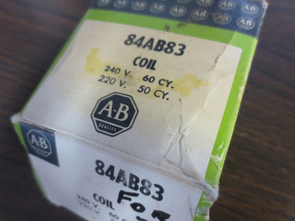 ALLEN-BRADLEY 84AB83 COIL - 220V/50Hz, 240V/60Hz - for 700 TYPE N - NEW SURPLUS