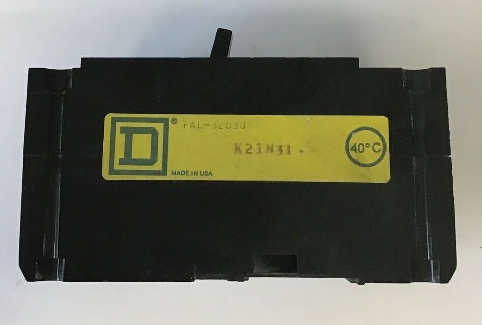 SQUARE D FAL32030 CIRCUIT BREAKER 240VAC 250VDC 30AMP