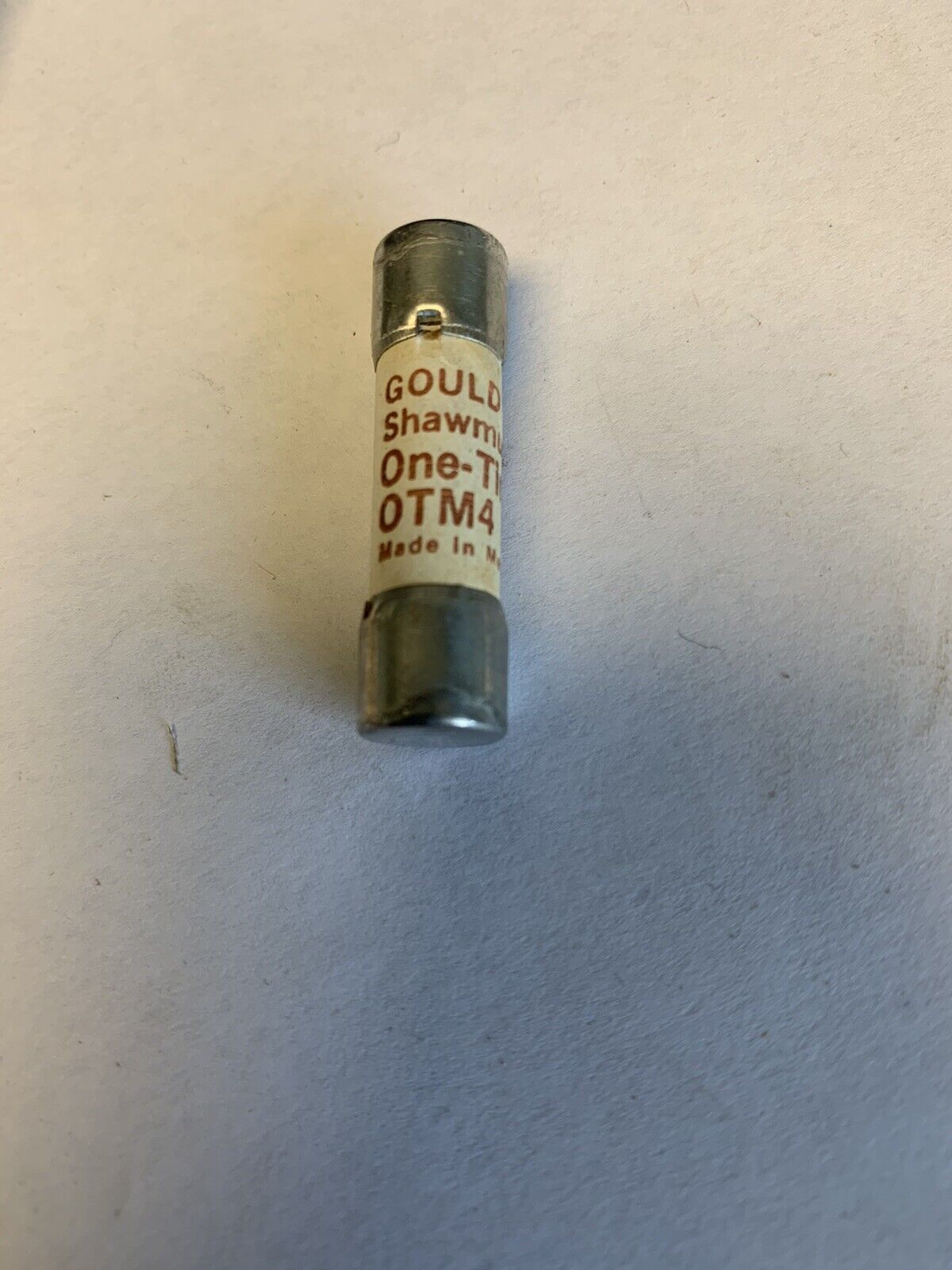 Gould Shawmut One-Time OTM4 4A 250V Fuse "Lot of 10"