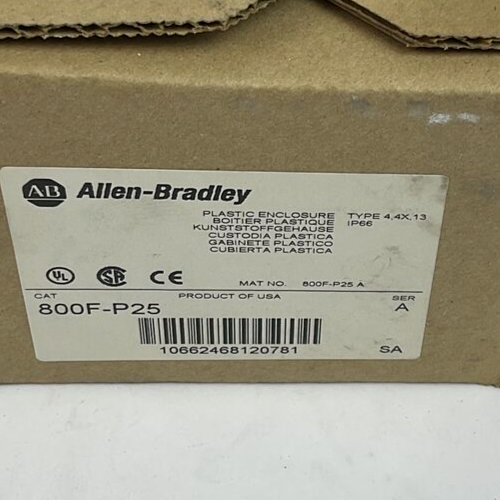 ALLEN BRADLEY 800F-P25 BUTTON PENDANT ENCLOSURE SER.A