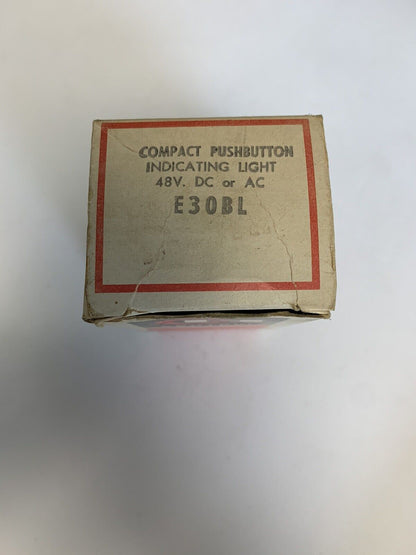 Cutler-Hammer Compact Pushbutton Indicating Light E30BL