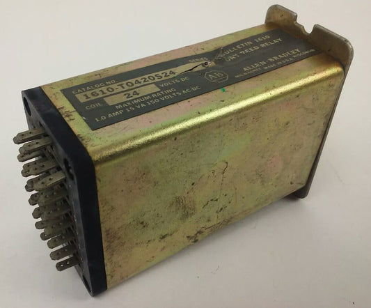 ALLEN BRADLEY, 1610-T0420S24, SER. C,DRY REED RELAY, 24VDC, 1A, 15VA, DAMAGED