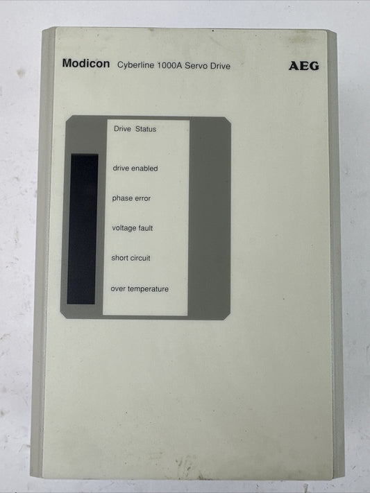 MODICON DR-1010-000 DR1010 SERVO DRIVE 10A CYBERLINE 1000A SERVO DRIVE