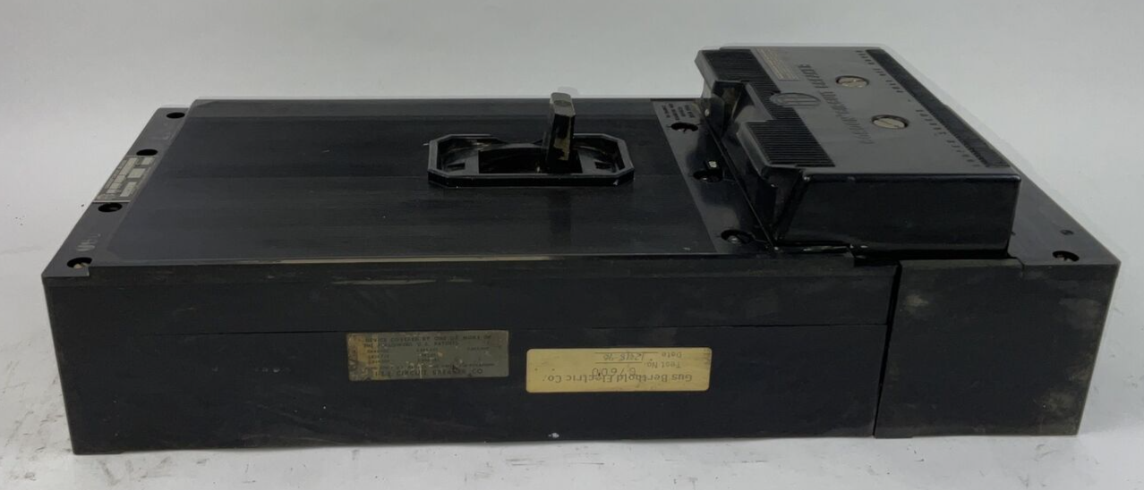 ITE C6635 CIRCUIT BREAKER 600VAC 400A  TRIP CLK FRAME TYPE ET