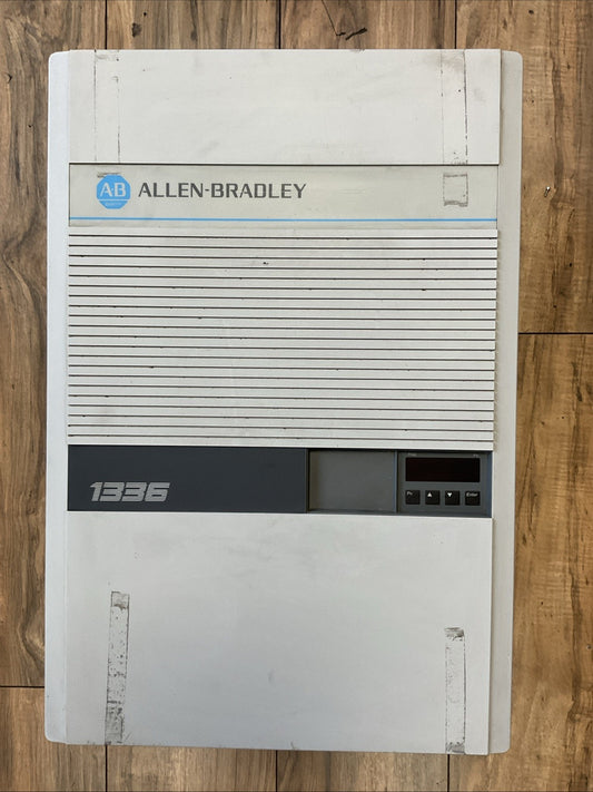 ALLEN BRADLEY 1336-B025-EAF CONSTANT TORQUE 3PH AC DRIVE OUTPUT 460VAC 33.0KVA