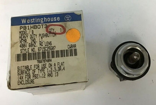 WESTINGHOUSE PB1HB0T3 PUSHBUTTON HEAVY DUTY 480V 60HZ MODEL B