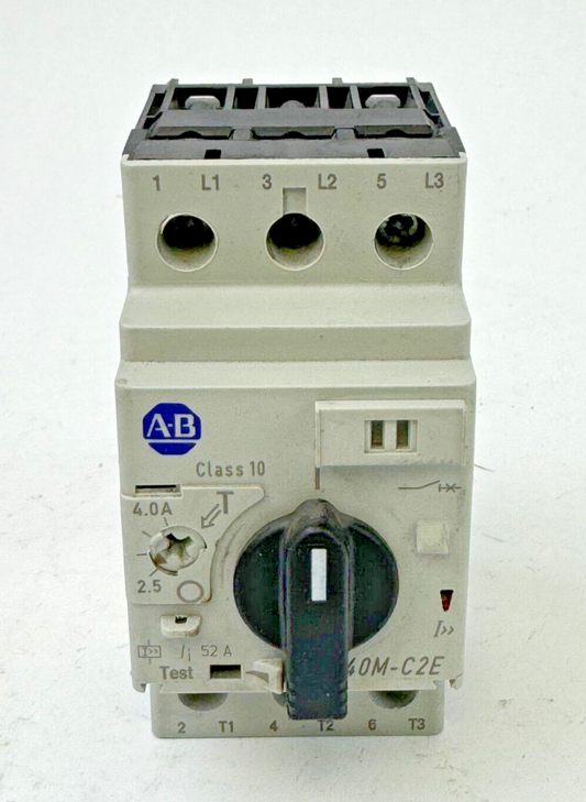 ALLEN-BRADLEY - 140M-C2E-B40 SER. C - MANUAL MOTOR PROTECTOR - 2.45 A- 4 A