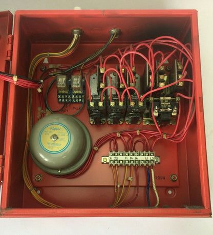 SYLVANIA CLARK CONTROL 10665 FIRE PUMP ALARM PANEL