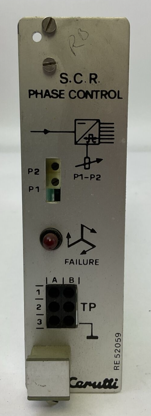 CERUTTI RE52059 S.C.R. PHASE CONTROL RE 52059/1