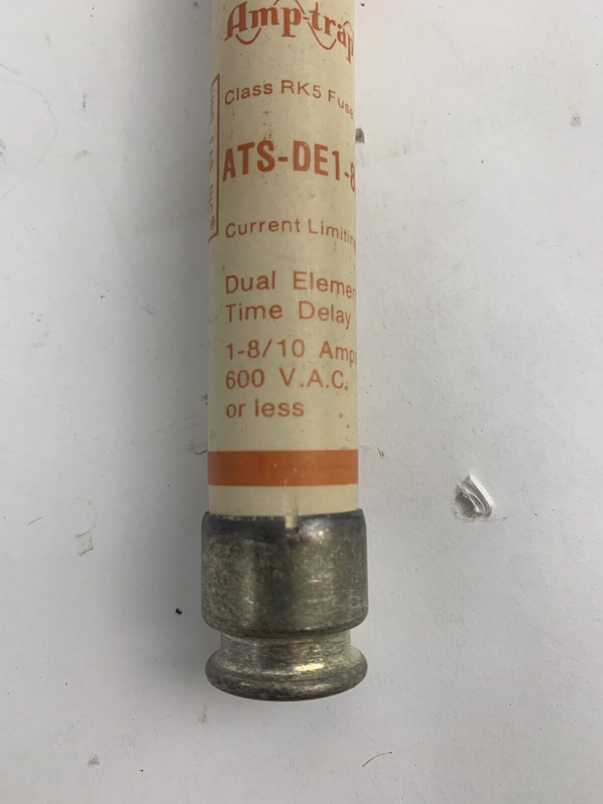 Gould Shawmut Amp-trap ATS-DE-1-8/10R 1 8/10A 600V Fuse "Lot of 10"