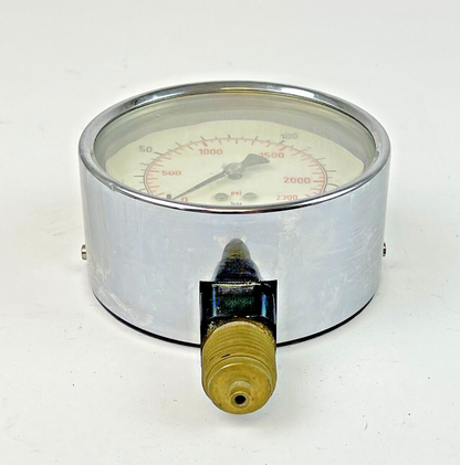 SOZIUS - GRM-150/10 - LIQUID GAUGE - 4" DIAMETER, 3/4" NPT BOTT CONN, 0-2300 PSI