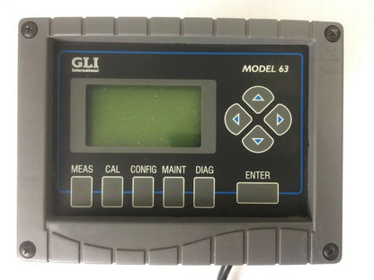 GLI INTERNATIONAL P63A1N1A1-1001 MODEL 63 PH ANALYZER