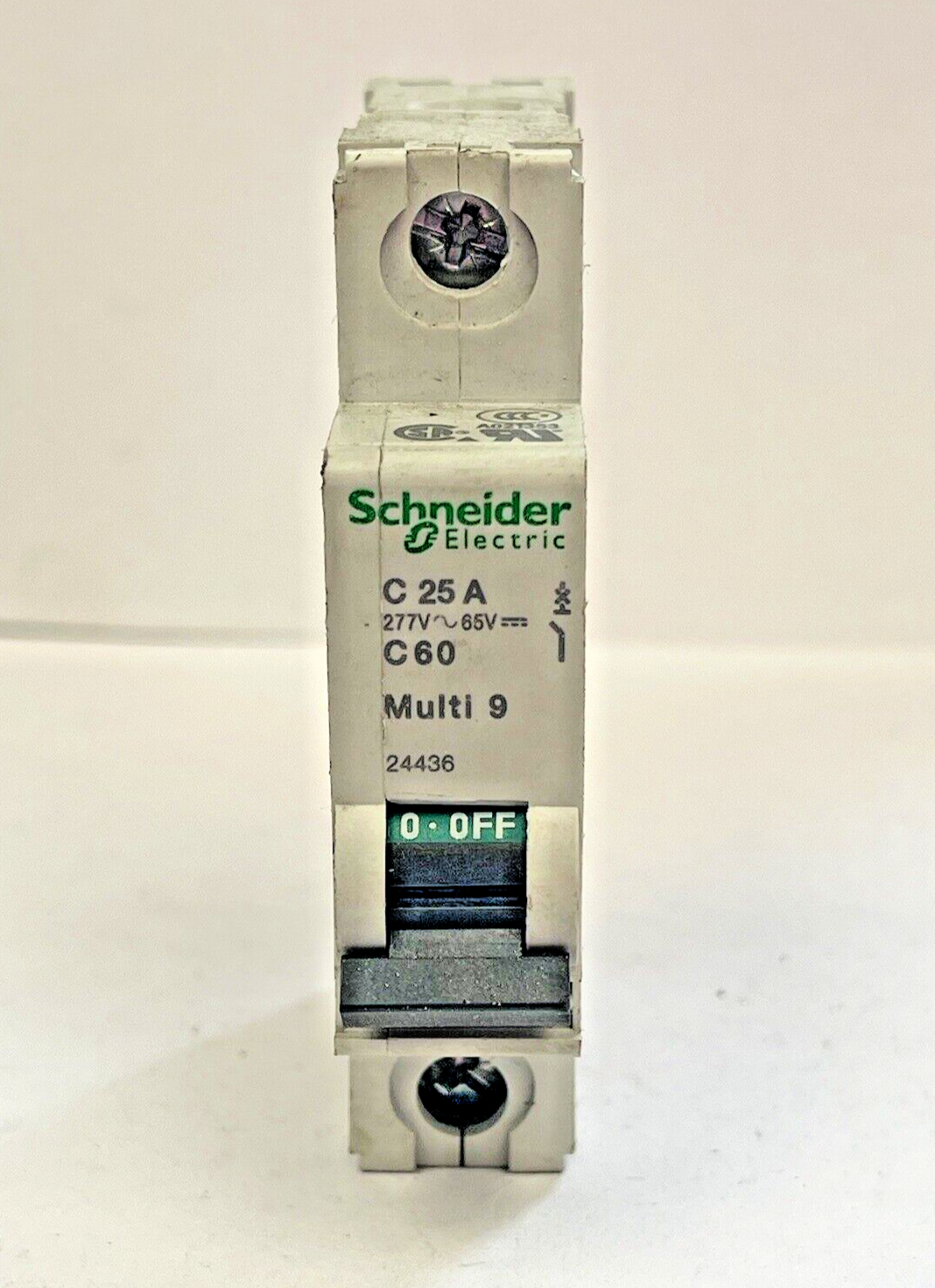 SCHNEIDER - 24436 - C 25 A -  277VAC, 25 A - MULTI 9 - SUPPLEMENTARY BREAKER