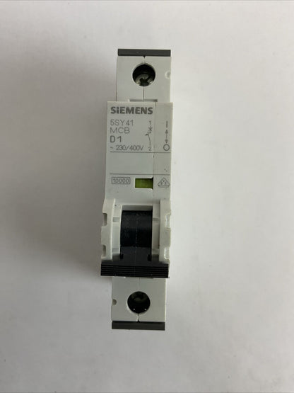 SIEMENS 5SY4101-8 CIRCUIT BREAKER 230/400VAC