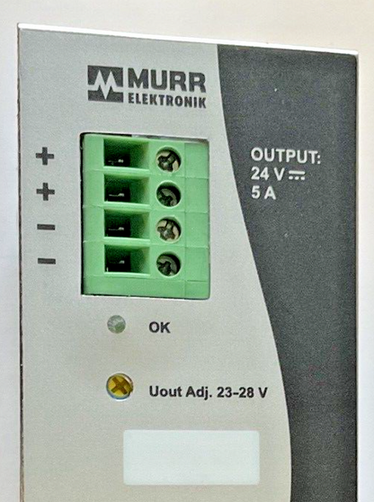 MURR ELEKTRONIK ECO-RAIL-2 5-100-240/24 SWITCH MODE POWER SUPPLY 240VAC 2.4/1.4A