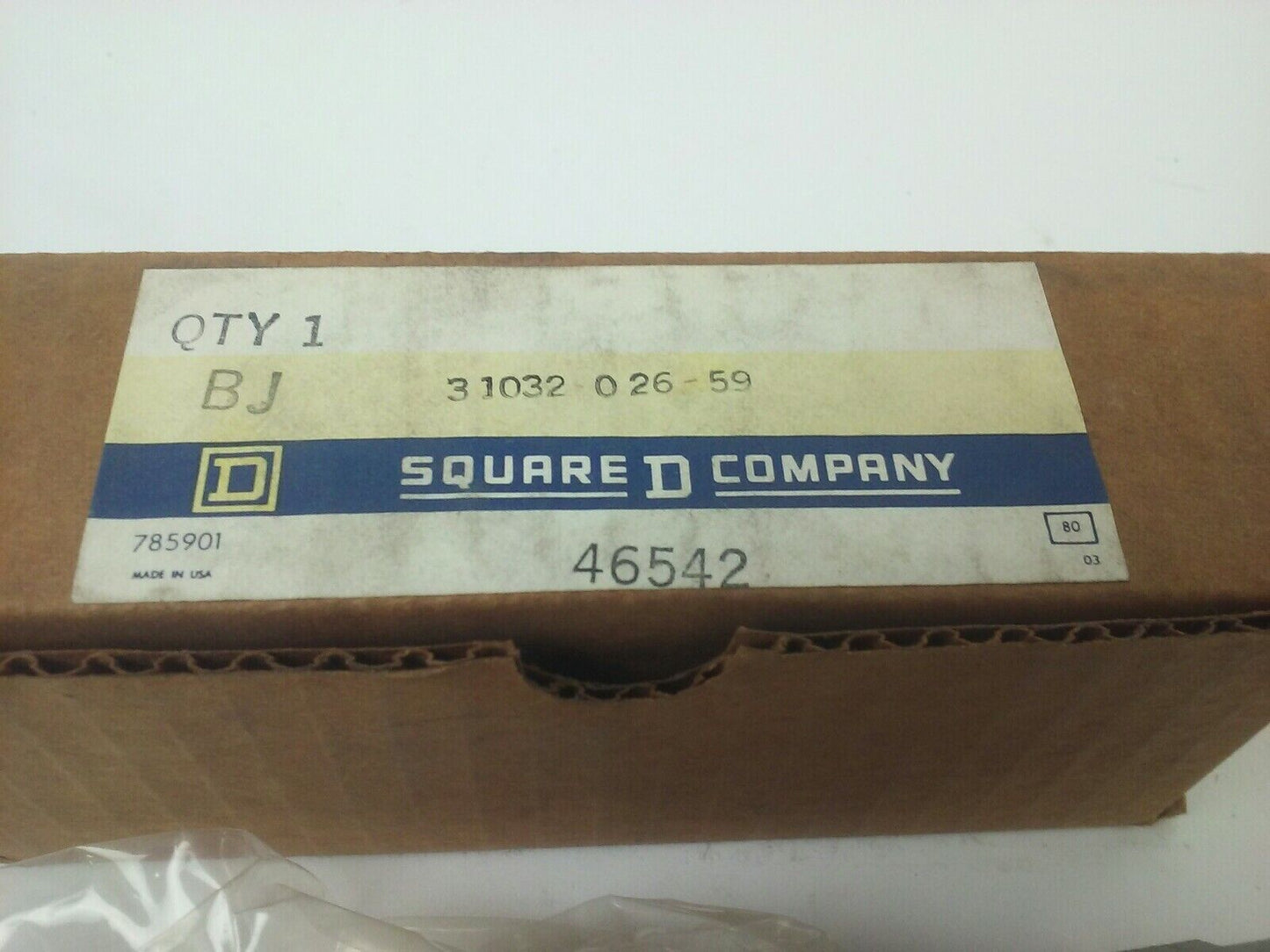 SQUARE D 31032-026-59 LIMIT SWITCH HEAD CLASS 9007 3103202659