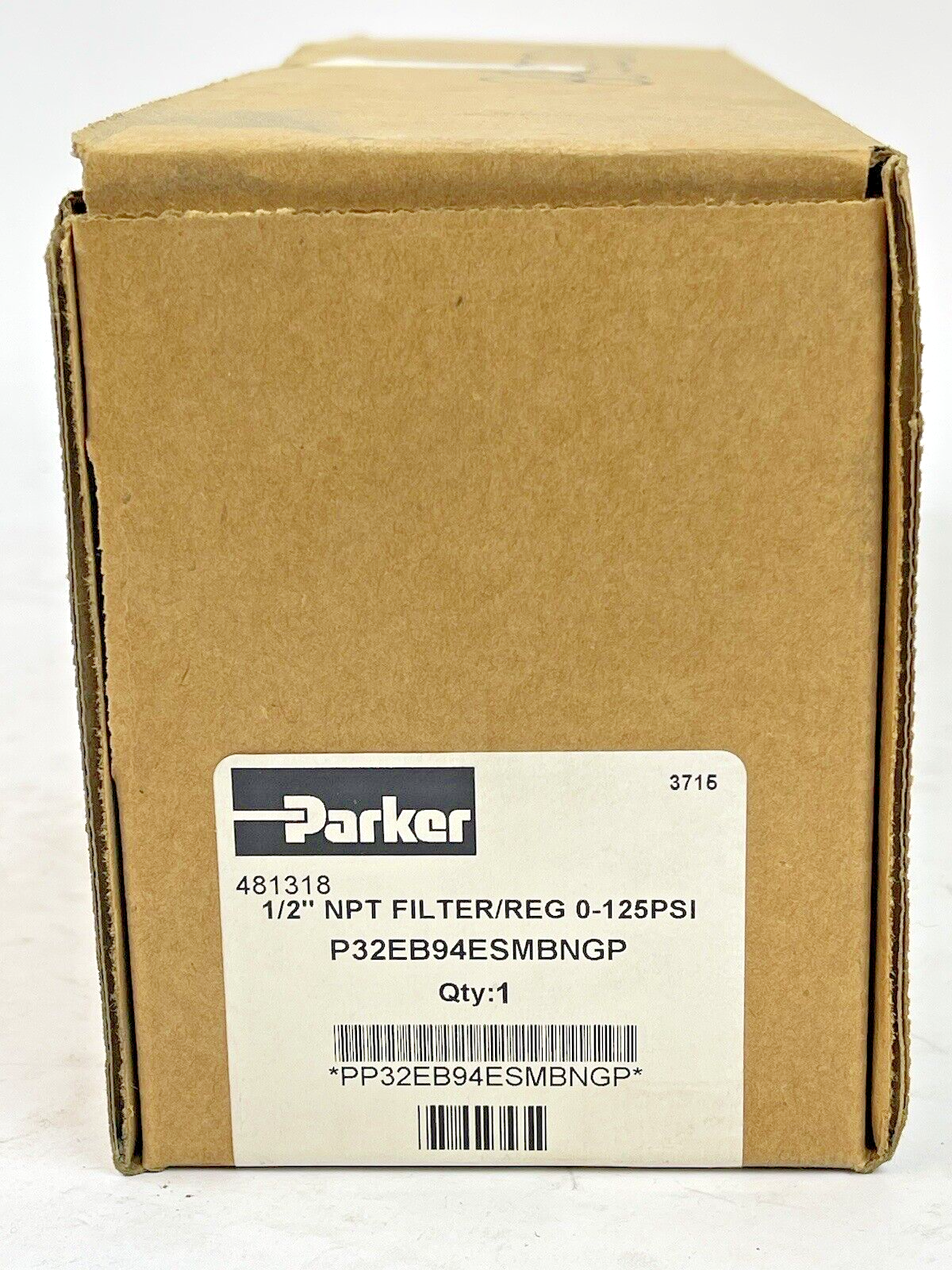 PARKER - P32EB94ESMBNGP - 1/2" NPT FILTER/ REGULATOR - 0-125 PSI