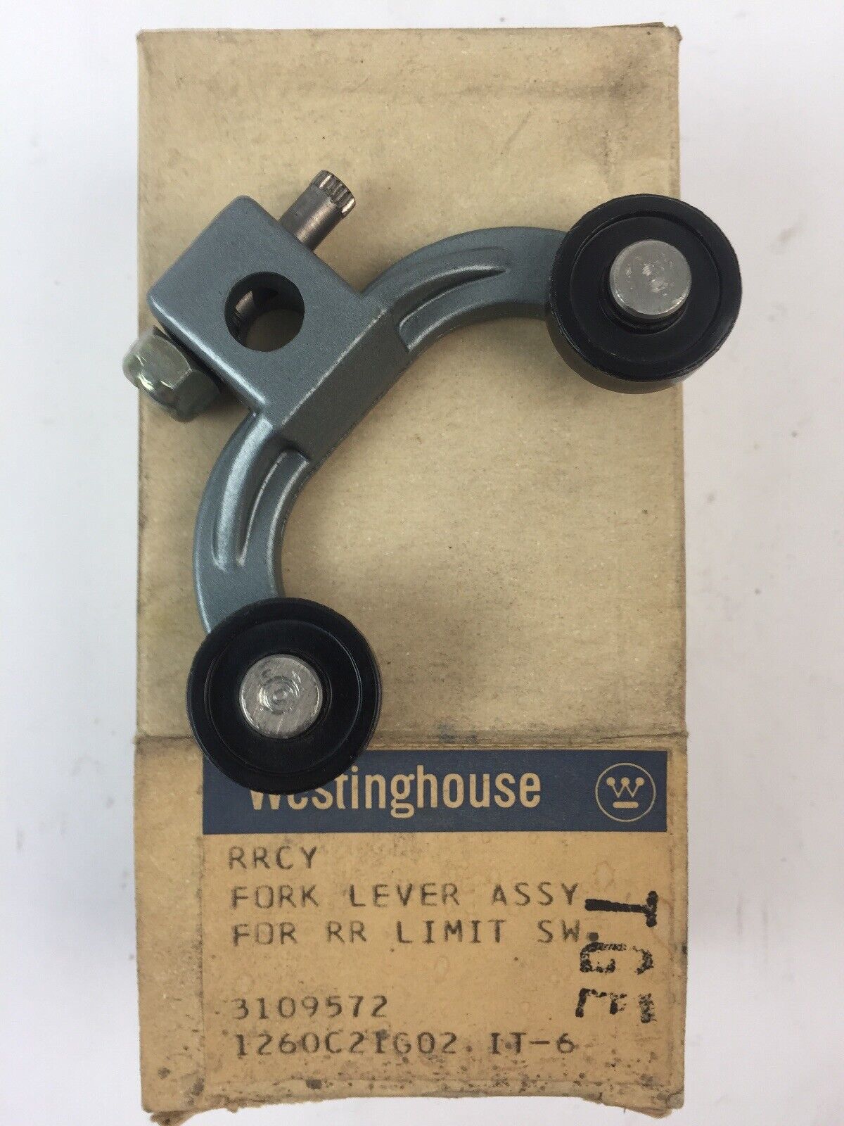 WESTINGHOUSE RRCY FORK LEVER ASSY FOR RR LIMIT SWITCH