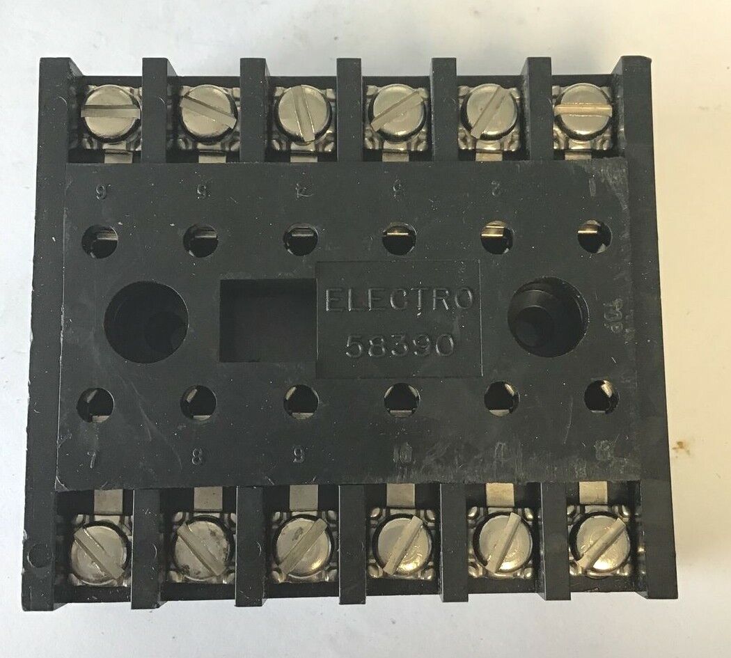 ELECTRO 58390 RELAY SOCKET ****LOTOF4****