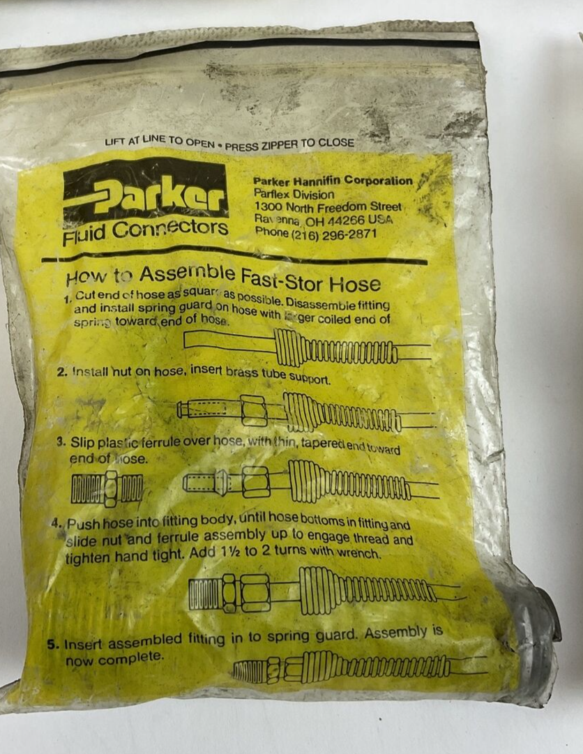 PARKER FAST-STOR FLUID CONNECTORS****LOTOF15****