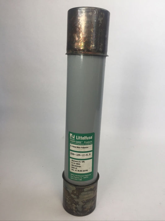 LITTELFUSE 230-12R-1C-5.5 R-RATED MOTOR PROTECTION 5.5KV 230(12R)AMPS POWR-GARD