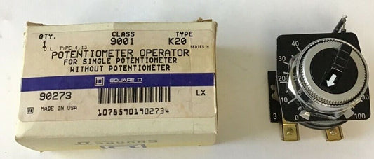 SQUARE D 9001K20 POTENTIOMETER OPERATOR  SER.H