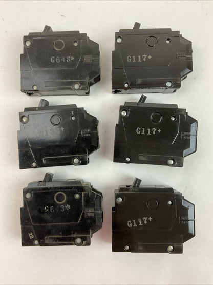 GE THQL1150 CIRCUIT BREAKER 1POLE 50AMP 120/240VAC (LOT OF 6)