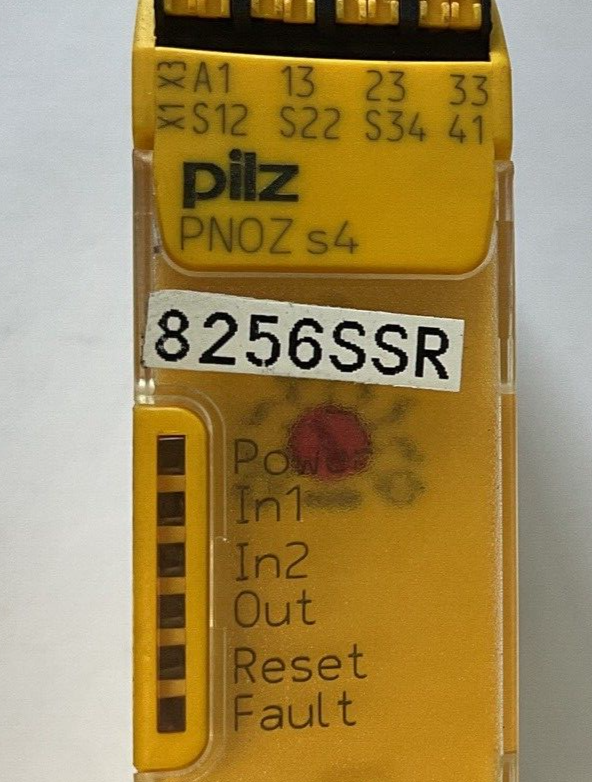 PILZ PNOZ S4 24VDC 3N/O 1N/C SAFETY RELAY 24VDC