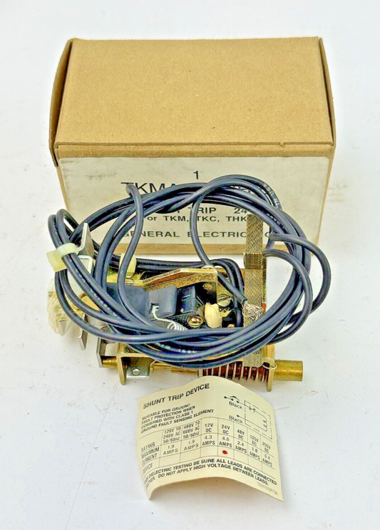 GE - TKMASTABR - SHUNT TRIP - 24 VDC - FOR TKM, TKC, THKM, TKMASTABR,L - NEW