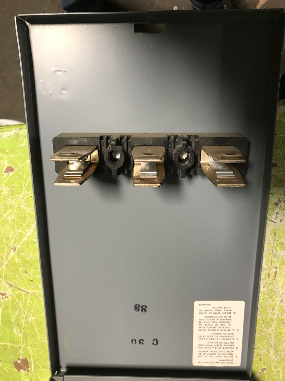 General Electric DFPC321DE 240 Volt 30 Amp 3 POLE Fusible Bus Plug