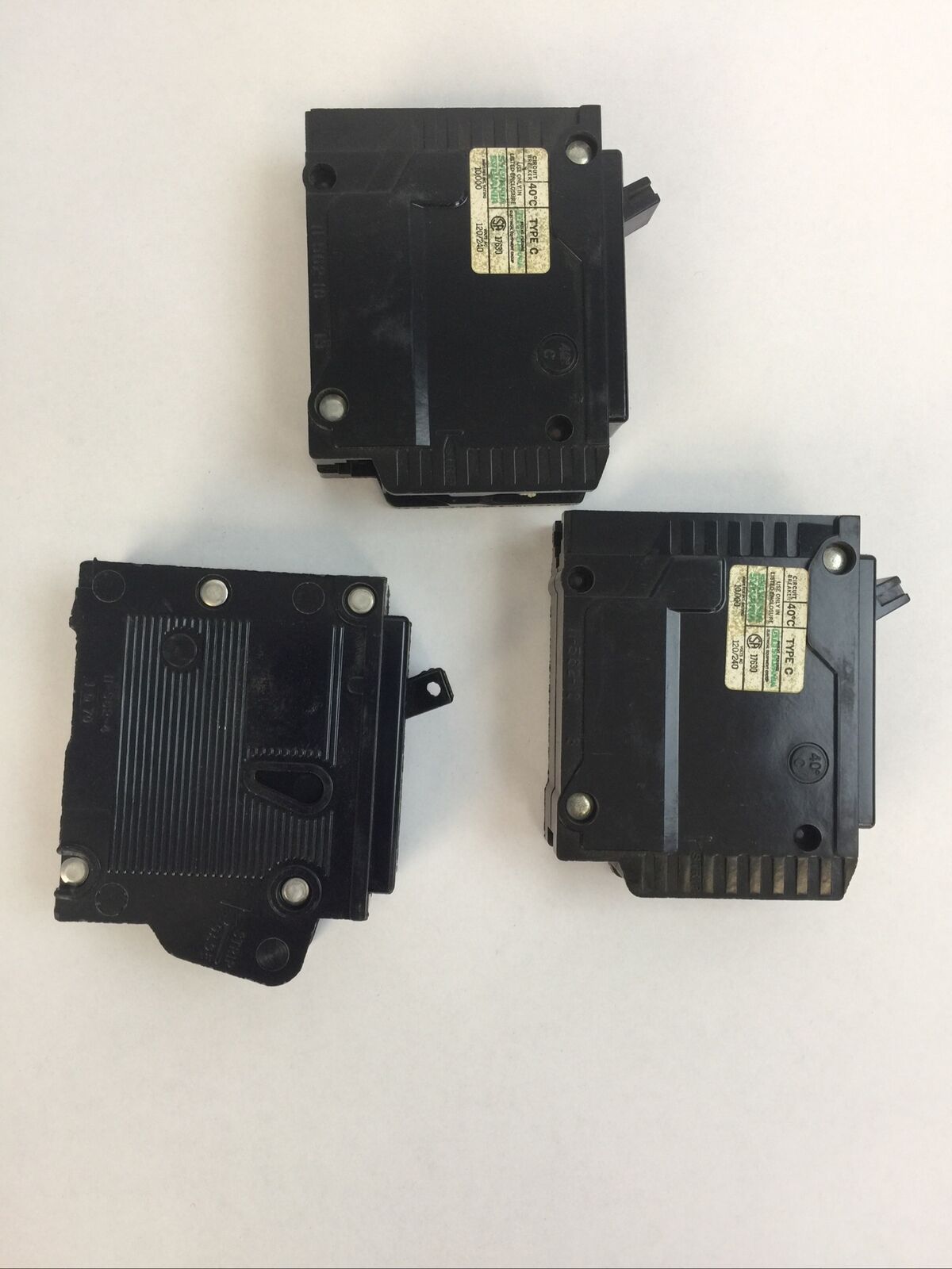 SYLVANIA C140 CIRCUIT BREAKER 40AMP 120/240VAC 1POLE TYPE C (LOT OF 3)