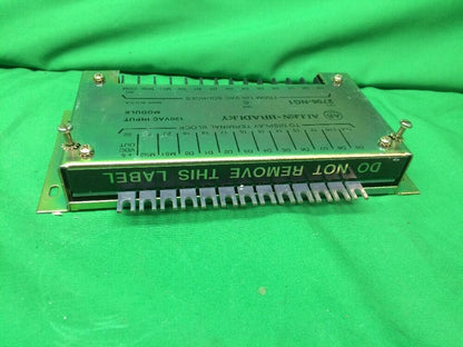 ALLEN BRADLEY 2706-NG1 SERIES C 120 VAC INPUT CONVERTER MODULE