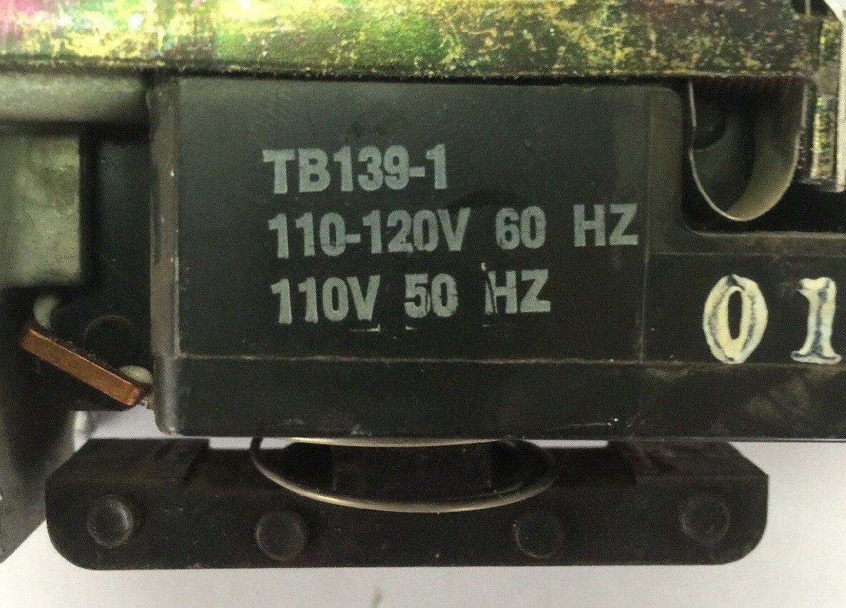 SYLVANIA PMS 6S SLIM JIM RELAY TB139-1 COIL 110-120V 60HZ