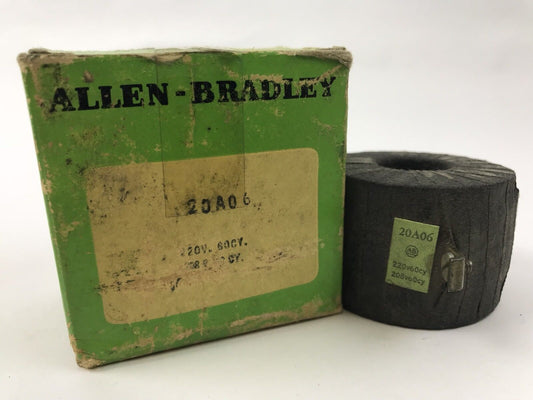 ALLEN BRADLEY 20A06 COIL, 220 @ 60HZ, 208V @ 60HZ, NEW, MAYBE NO FACTORY BOX
