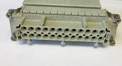 HARTING HS12 "FEMALE" 16A 500V / HAN E AV TERMINAL BLOCK CONNECTOR 600V